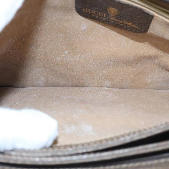 GUCCI GG Supreme Web Sherry Line Shoulder Bag PVC Beige 41 001 4085 Auth 93543 - Picture 16 of 16